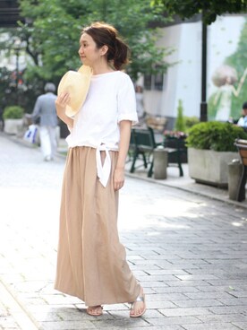 tomoさん（レディース・165cm）の夏コーディネート