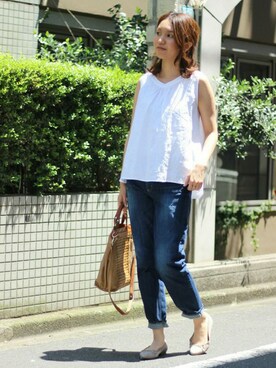 tomoさん（レディース・165cm）の夏コーディネート