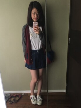 「&sloe（アンドスロウ）のアイテム」を使った、Chloeさん（レディース・163cm）の秋コーディネート