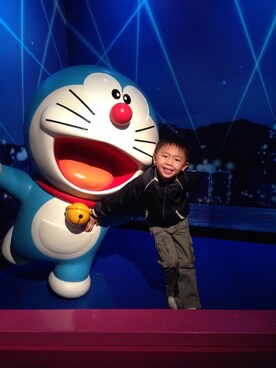 「アイテム（ナイロンジャケット）」を使った、Lance さん（キッズ・110cm）の冬コーディネート