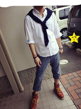 「ゆるパンツ」｜fumiyaさん（メンズ・171cm）の夏コーディネート