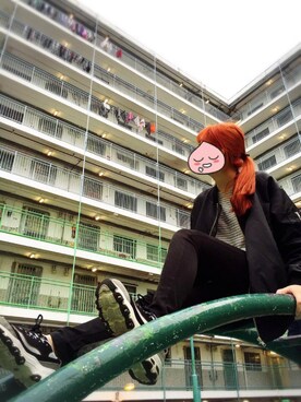 「mixxmixのアイテム（ジャケット/アウター）」を使った、ㅇㅅㅇさん（レディース・161cm）の春コーディネート