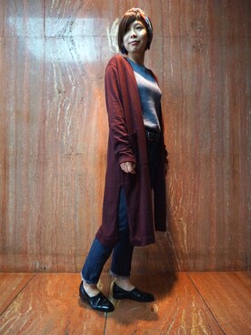 「45R（フォーティファイブアール）のアイテム（財布/小物）」を使った、YUKAさん（レディース・158cm）の秋コーディネート