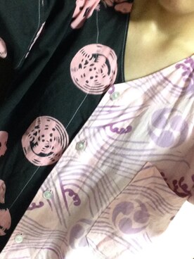 「no brand（ノーブランド）のアイテム（トップス、ピンク系）」を使った、あるさん（レディース・163cm）の夏コーディネート