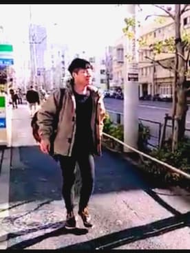 「ORIS（オリス）のアイテム（シューズ）」を使った、葉建廷さん（メンズ・177cm）の秋コーディネート