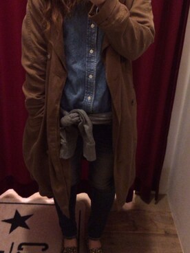 「Ralph Lauren」｜「アイテム（トレンチコート）」を使った、mana**さん（レディース・151cm）の春コーディネート