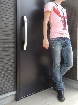 「JULIUS（ユリウス）のアイテム（アクセサリー）」を使った、Uさん（メンズ・172cm）の夏コーディネート