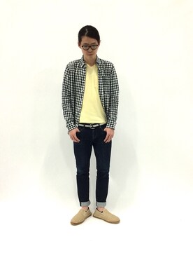 ナカニシアキラさん（メンズ・172cm）の春コーディネート