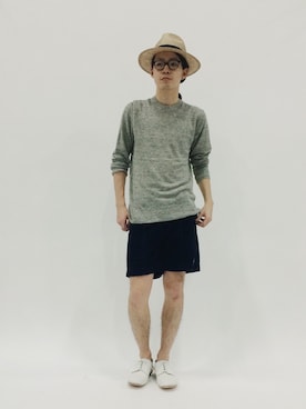 ナカニシアキラさん（メンズ・172cm）の春コーディネート