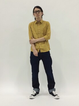 ナカニシアキラさん（メンズ・172cm）の春コーディネート