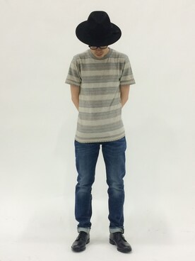 ナカニシアキラさん（メンズ・172cm）の春コーディネート