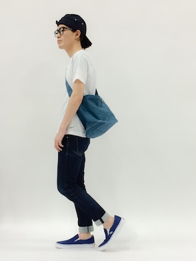 「CLUCT（クラクト）のアイテム」を使った、ナカニシアキラさん（メンズ・172cm）の春コーディネート