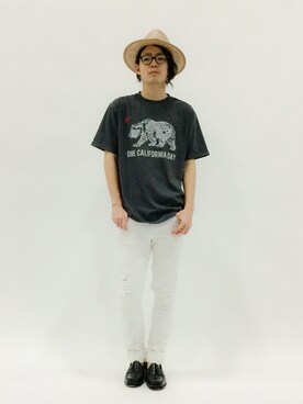 ナカニシアキラさん（メンズ・172cm）の春コーディネート