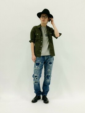 ナカニシアキラさん(メンズ・172cm)の春コーディネート