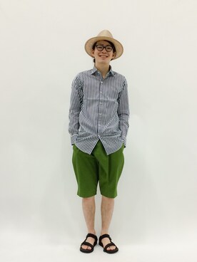 ナカニシアキラさん（メンズ・172cm）の春コーディネート