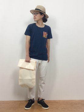 ナカニシアキラさん（メンズ・172cm）の夏コーディネート