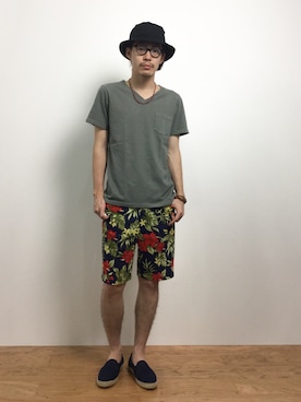 ナカニシアキラさん(メンズ・172cm)の夏コーディネート