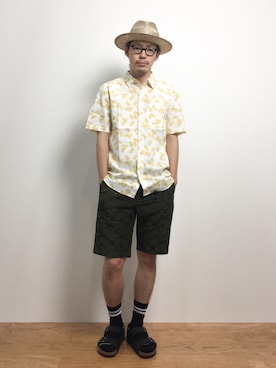 ナカニシアキラさん（メンズ・172cm）の夏コーディネート