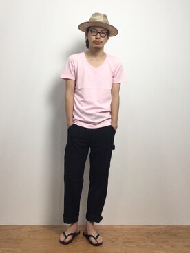 ナカニシアキラさん（メンズ・172cm）の夏コーディネート