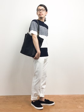 ナカニシアキラさん（メンズ・172cm）の夏コーディネート