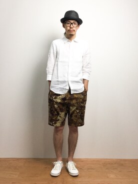 ナカニシアキラさん（メンズ・172cm）の夏コーディネート