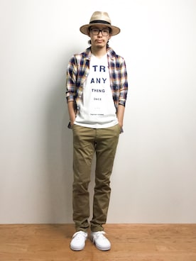 ナカニシアキラさん（メンズ・172cm）の夏コーディネート