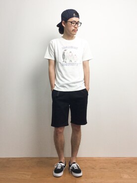 ナカニシアキラさん（メンズ・172cm）の夏コーディネート