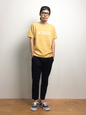 ナカニシアキラさん（メンズ・172cm）の夏コーディネート