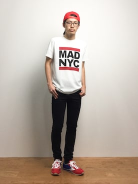 ナカニシアキラさん（メンズ・172cm）の夏コーディネート