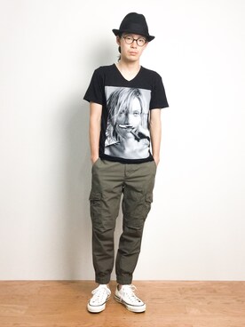 ナカニシアキラさん（メンズ・172cm）の夏コーディネート