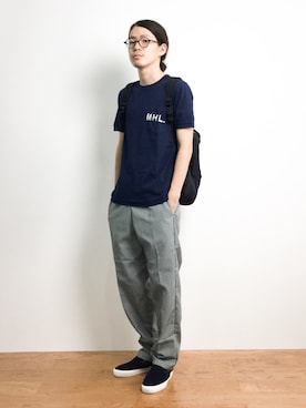 ナカニシアキラさん（メンズ・172cm）の夏コーディネート