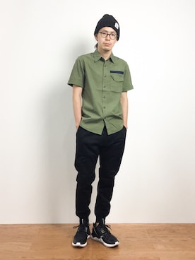 ナカニシアキラさん（メンズ・172cm）の夏コーディネート