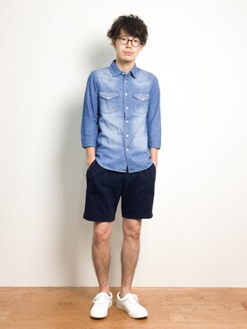 ナカニシアキラさん(メンズ・172cm)の夏コーディネート
