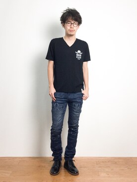 ナカニシアキラさん(メンズ・172cm)の夏コーディネート
