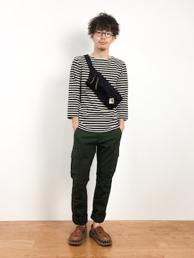 ナカニシアキラさん（メンズ・172cm）の夏コーディネート