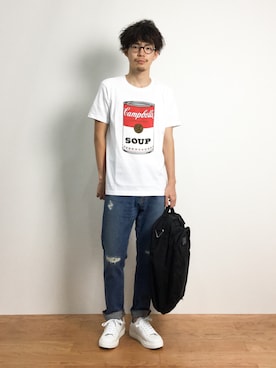 ナカニシアキラさん（メンズ・172cm）の夏コーディネート