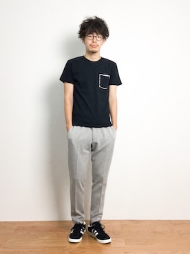 ナカニシアキラさん（メンズ・172cm）の夏コーディネート