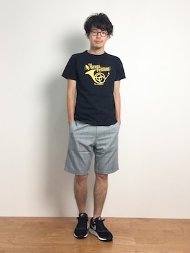 ナカニシアキラさん（メンズ・172cm）の夏コーディネート