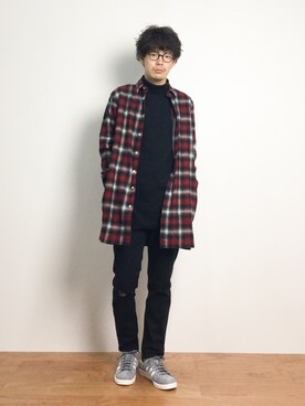 ナカニシアキラさん（メンズ・172cm）の夏コーディネート