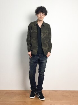 「n(n) BY NUMBER (N)INE（エヌエヌバイナンバーナイン）のアイテム（パンツ）」を使った、ナカニシアキラさん（メンズ・172cm）の夏コーディネート