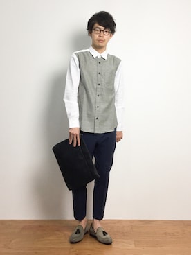 ナカニシアキラさん（メンズ・172cm）の夏コーディネート