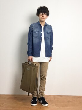 ナカニシアキラさん（メンズ・172cm）の夏コーディネート