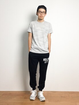 「L.H.P（エルエイチピー）のアイテム（シューズ）」を使った、ナカニシアキラさん（メンズ・172cm）の夏コーディネート