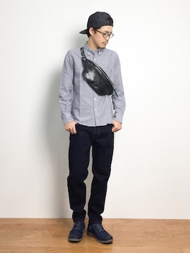 ナカニシアキラさん（メンズ・172cm）の秋コーディネート