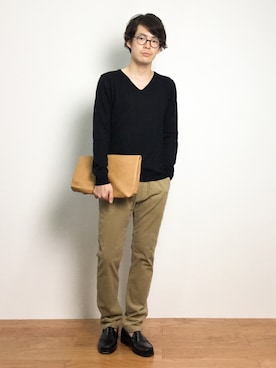 ナカニシアキラさん（メンズ・172cm）の秋コーディネート