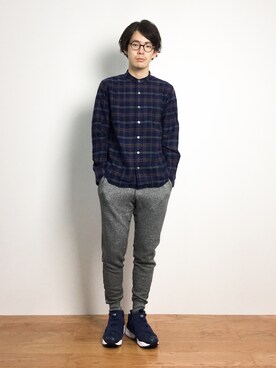 ナカニシアキラさん（メンズ・172cm）の秋コーディネート