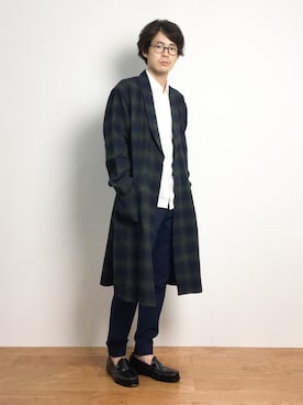 ナカニシアキラさん（メンズ・172cm）の秋コーディネート