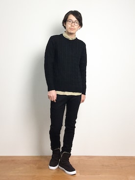 ナカニシアキラさん(メンズ・172cm)の秋コーディネート