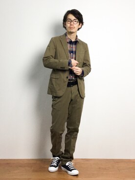 ナカニシアキラさん(メンズ・172cm)の秋コーディネート