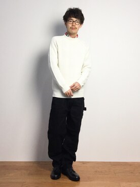 ナカニシアキラさん（メンズ・172cm）の秋コーディネート